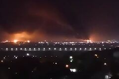 На территории нефтебазы в Брянске произошел пожар